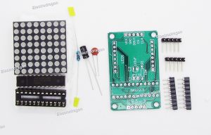 Dot Matrix Display Kit wMAX7219 IC, PCB