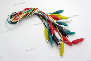 10PCs Alligator to Alligator Prototyping Cables 0.5M