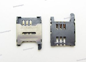 Sim Card Holder Socket 6P